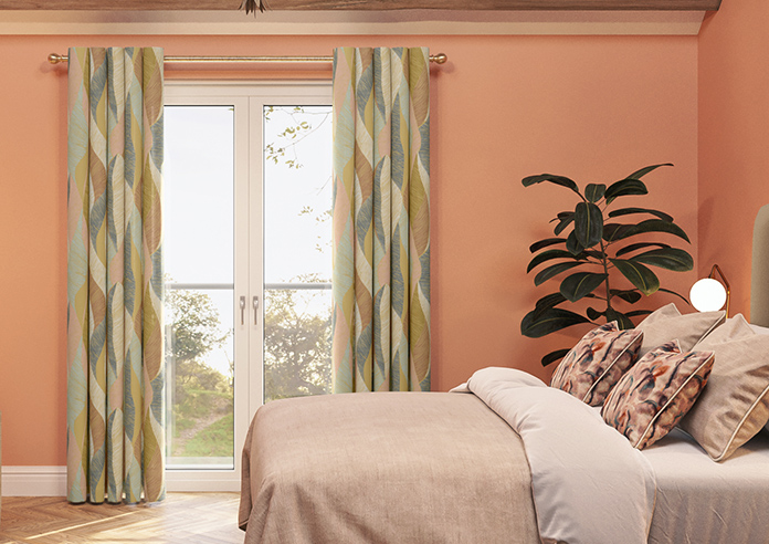 Anthurium, Caramel - Made to Measure Curtains - Image 3